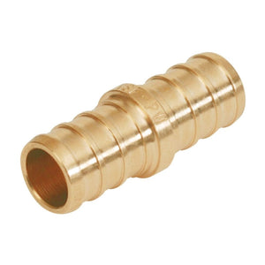 PEX 1/2" Coupling Barbed Straight Crimp Fitting - VENTRAL® 