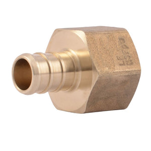 25-Pack 3/8" PEX X 1/2" Male NPT Threaded Adapters – Brass Crimp Fittings