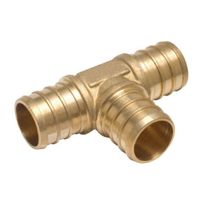 PEX 1/2 x 1/2 x 1/2 Inch Barbed Tee - Crimp Fitting - - VENTRAL®