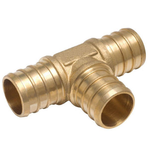 PEX 3/4 x 3/4 x 3/4 Barbed Tee - Crimp Fitting - VENTRAL®