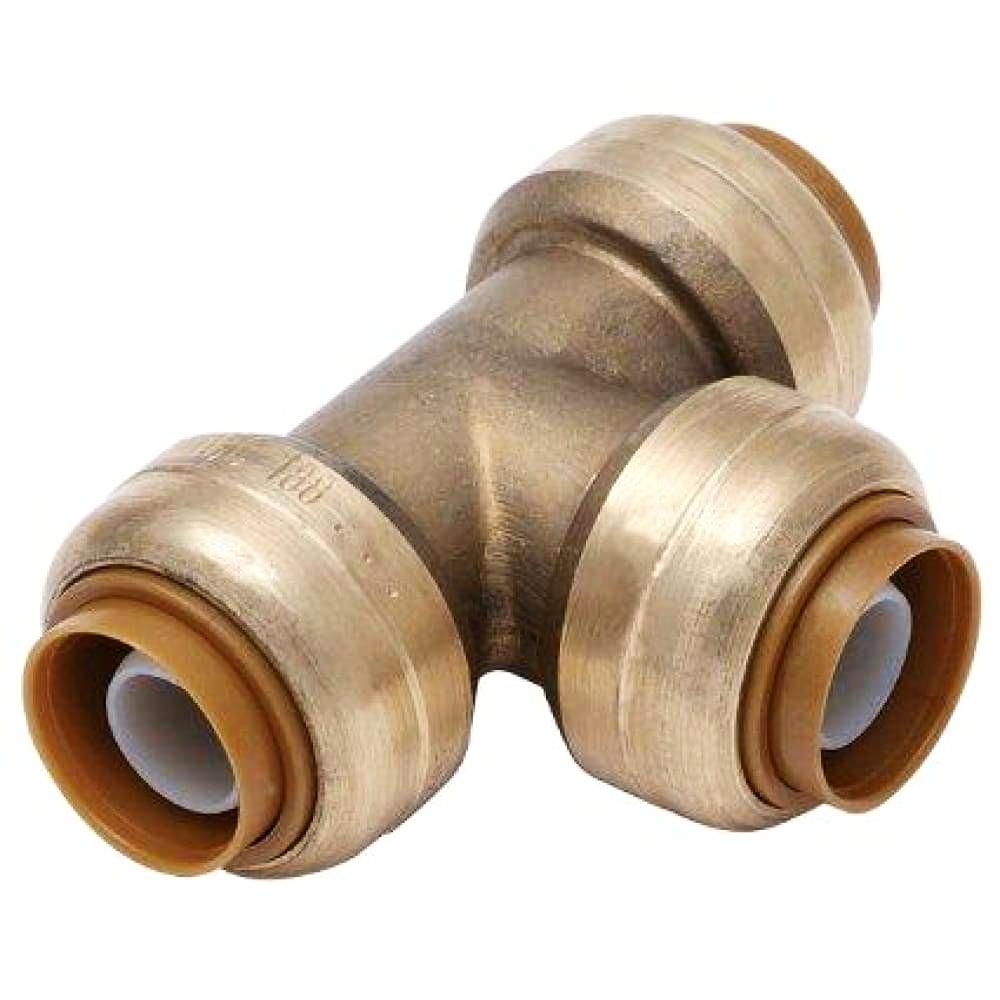 3/4 x 3/4 x 3/4 Inch Push To Connect Fitting Tee for PEX, Copper